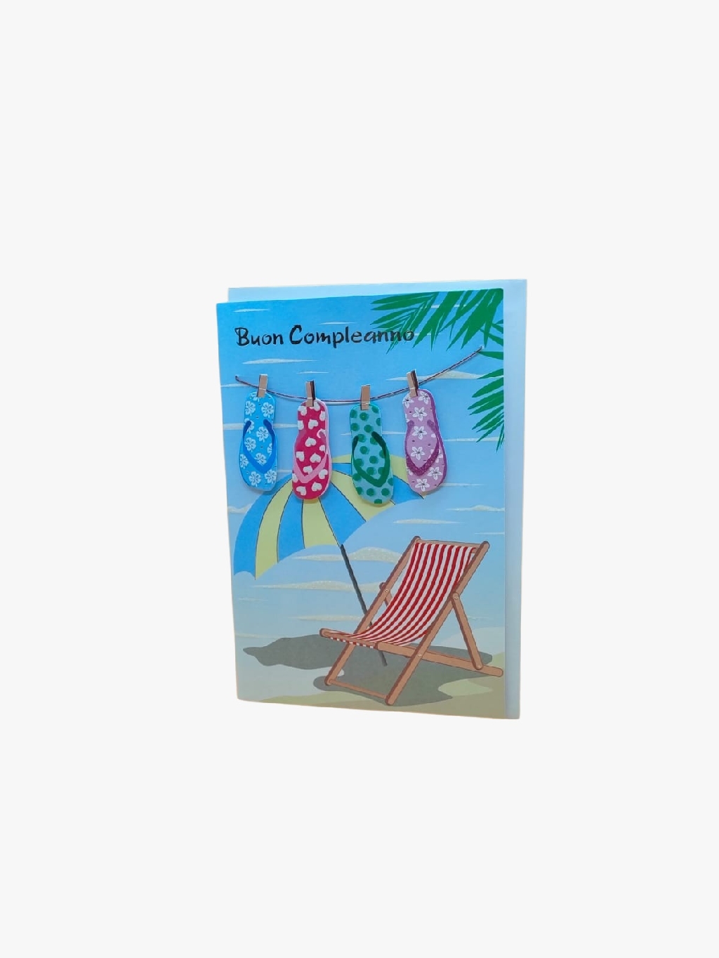 Biglietto d' auguri (JJ4382) femmina Birthday – Girl in a Boat – foil e finitura glitterata